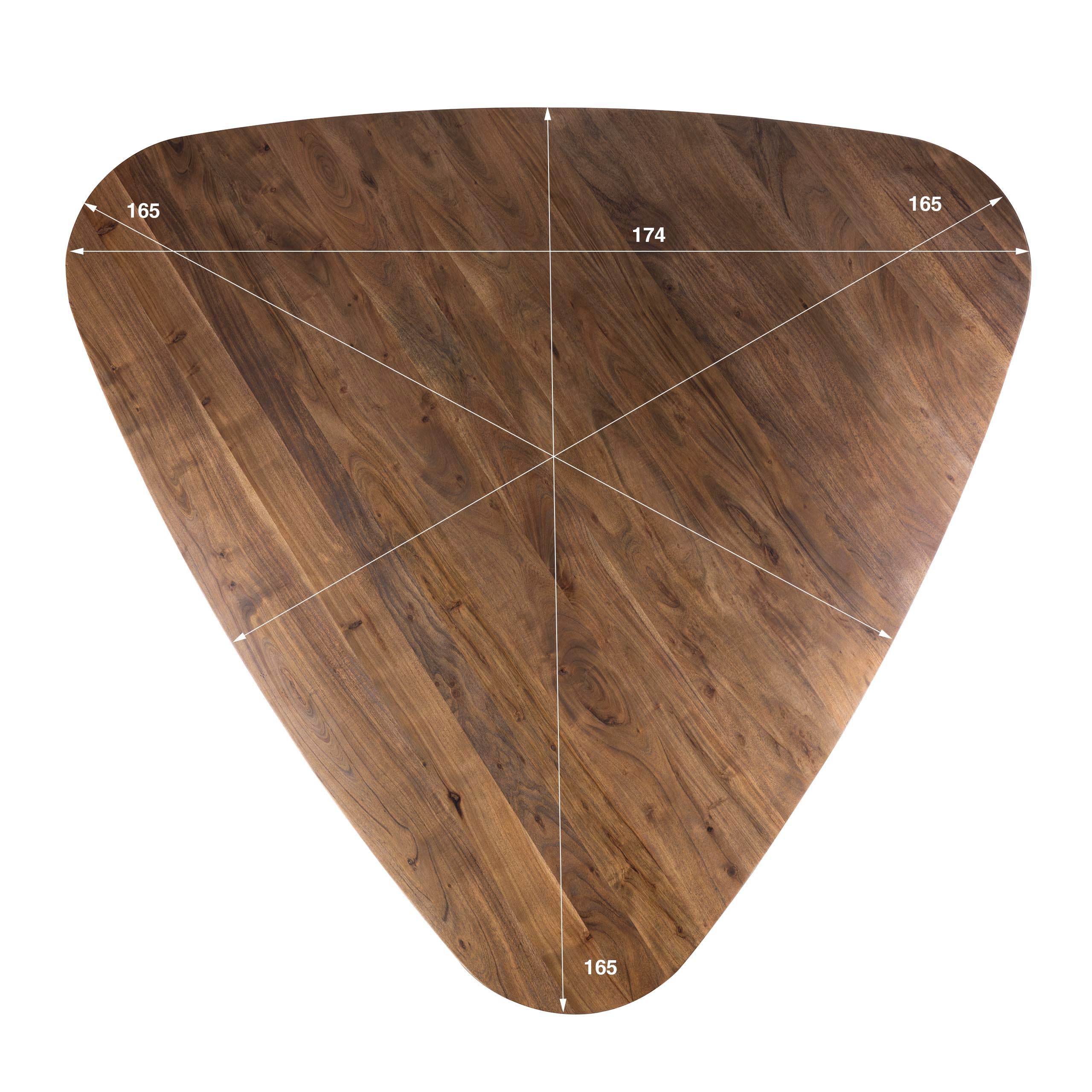 Eettafel Arcadia triangle 165
