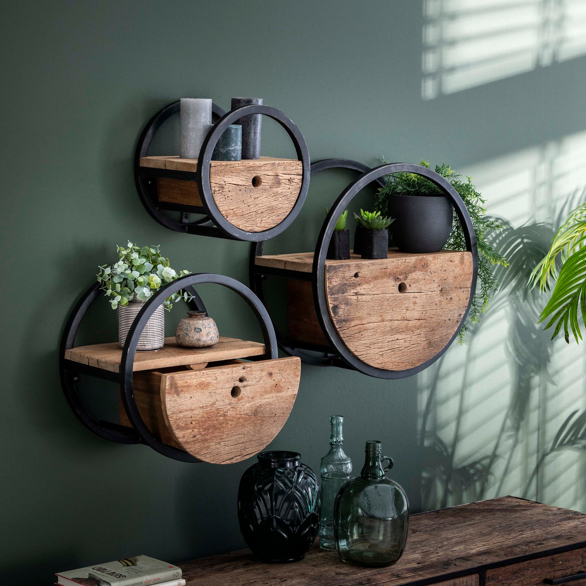 Wandschap Circular 1L Ø40