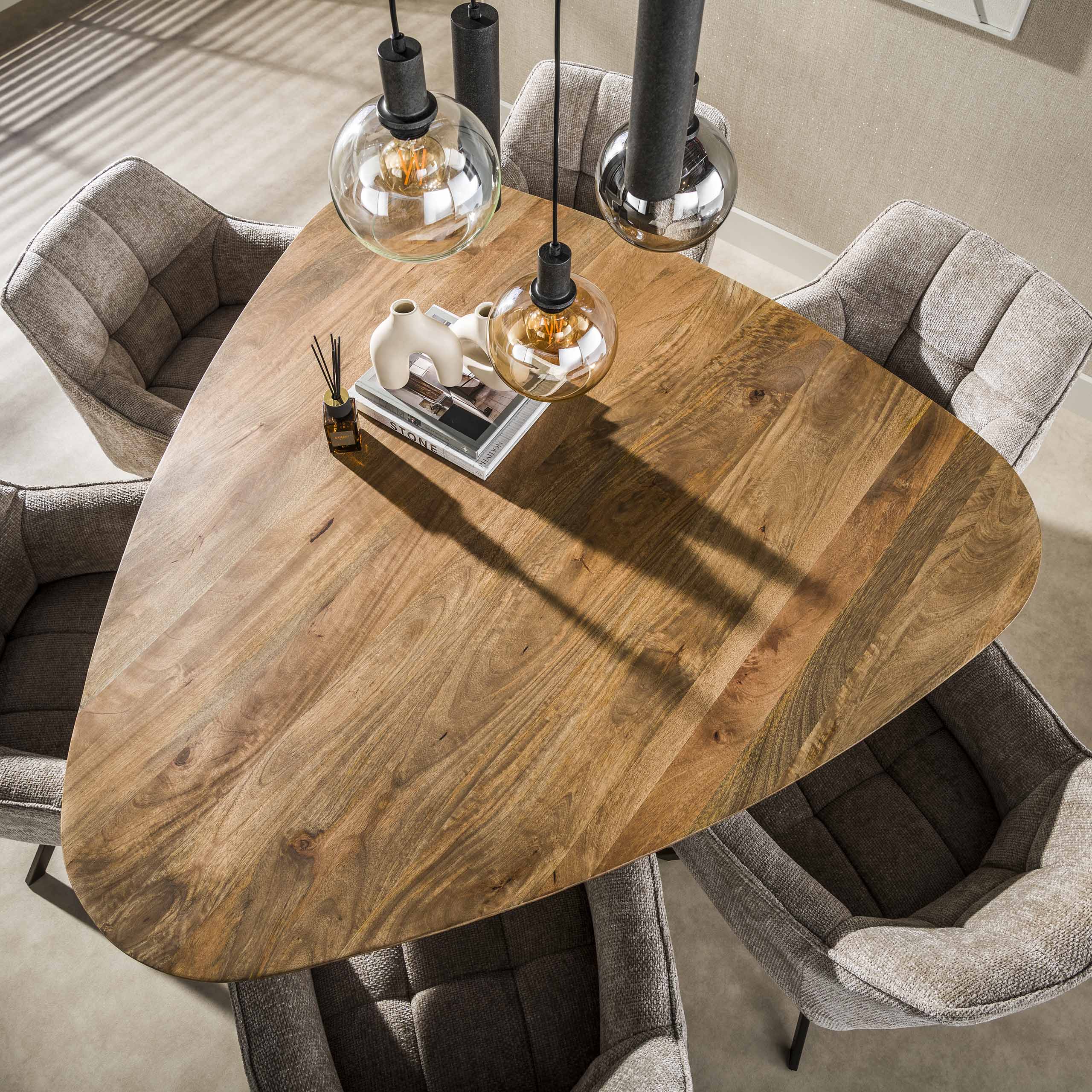 Eettafel Wave Centro driehoekig 150