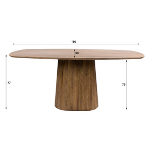 Eettafel Wave Centro 180