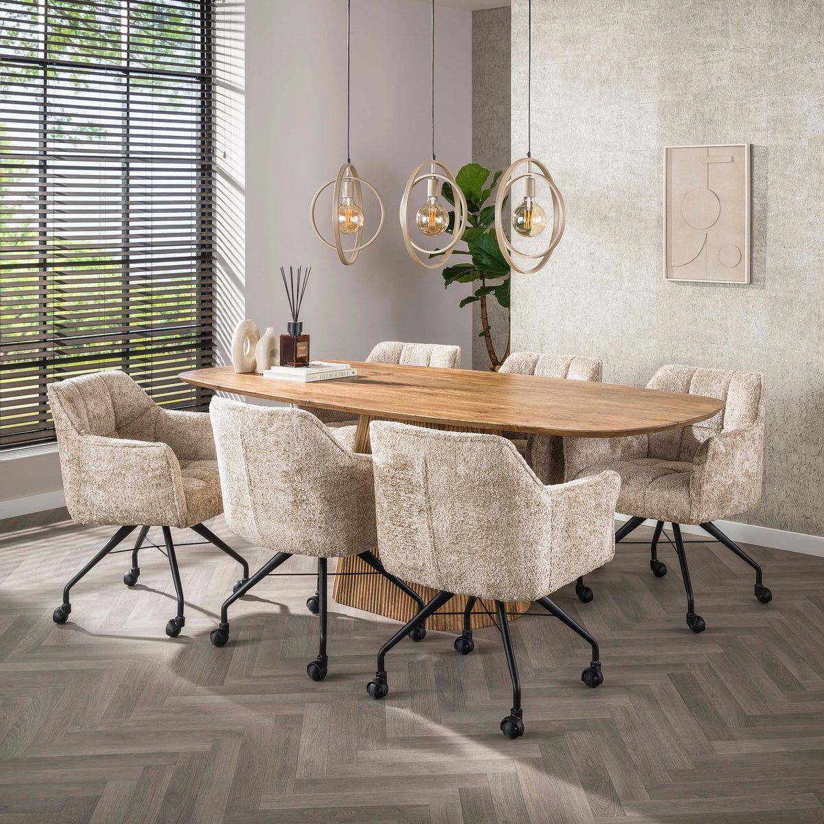 Eettafel Wave Centro 215