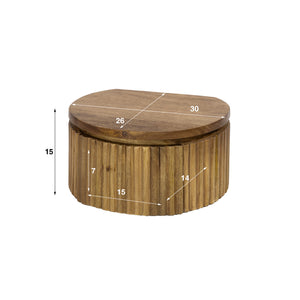 Nachtkastje Wave XS rond zwevend 1L