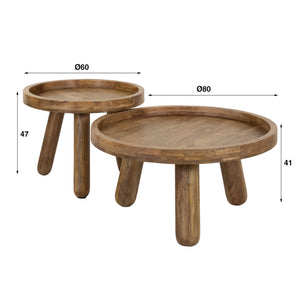 Salontafel Tripod set/2