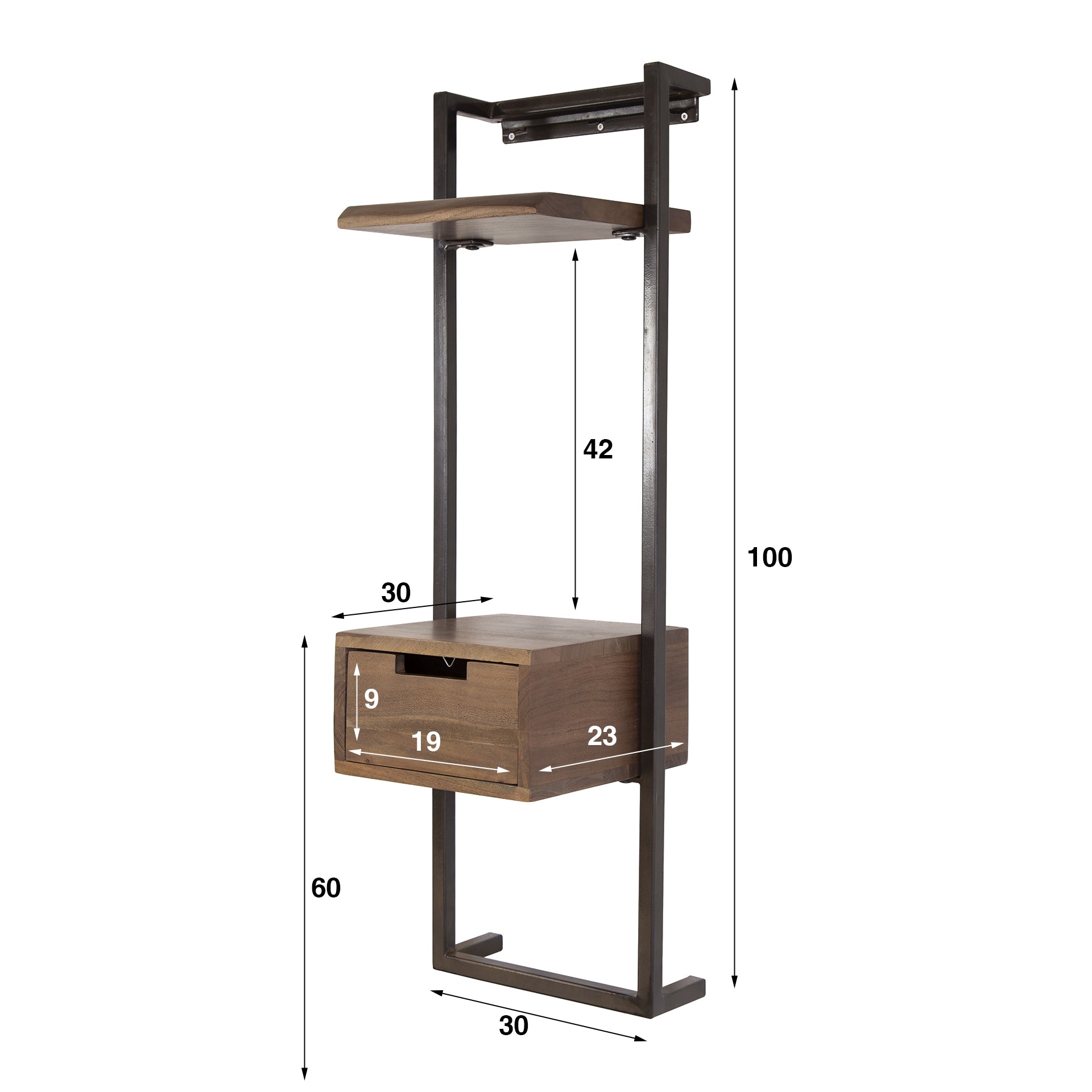 Nachtkastje Air Solid XS 1L
