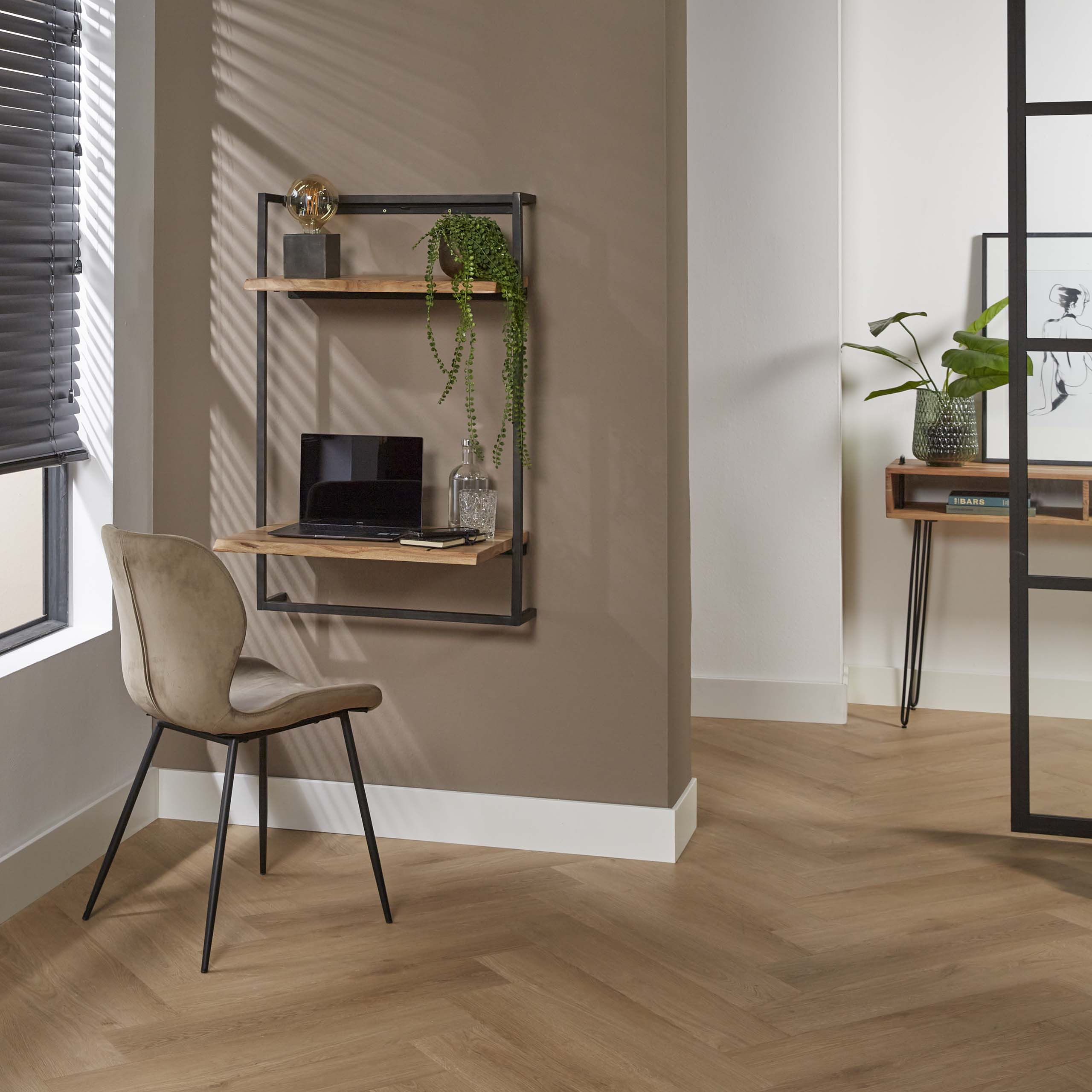 Bureau Air Solid / Massief acacia sfeerbeeld 2 - Industrial Home