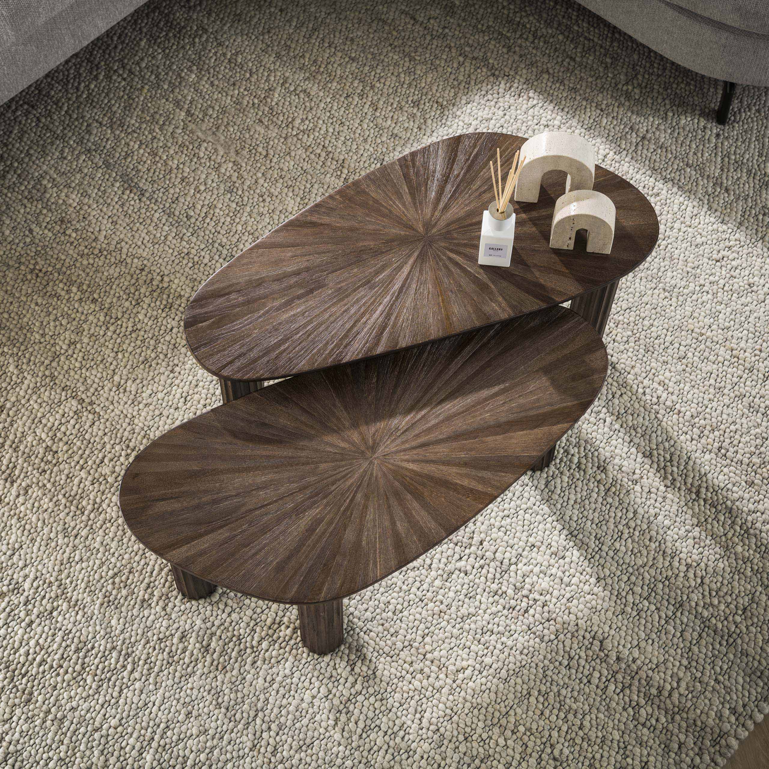 Salontafel Maya Teak organisch set/2 - foto 5
