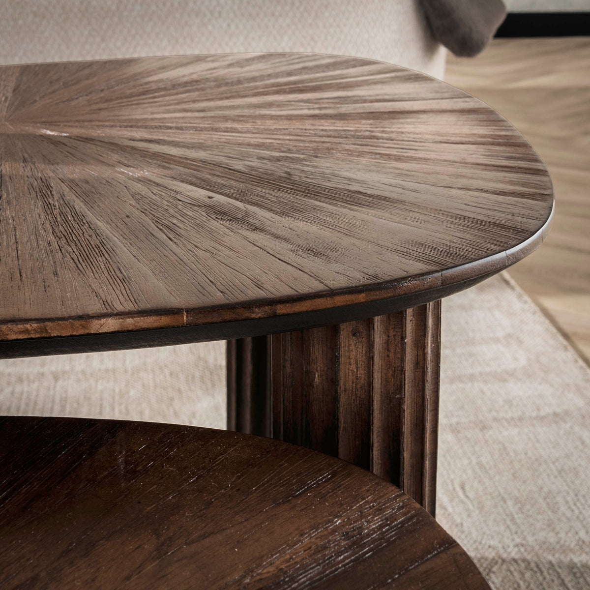 Salontafel Maya Teak vierhoekig set/2