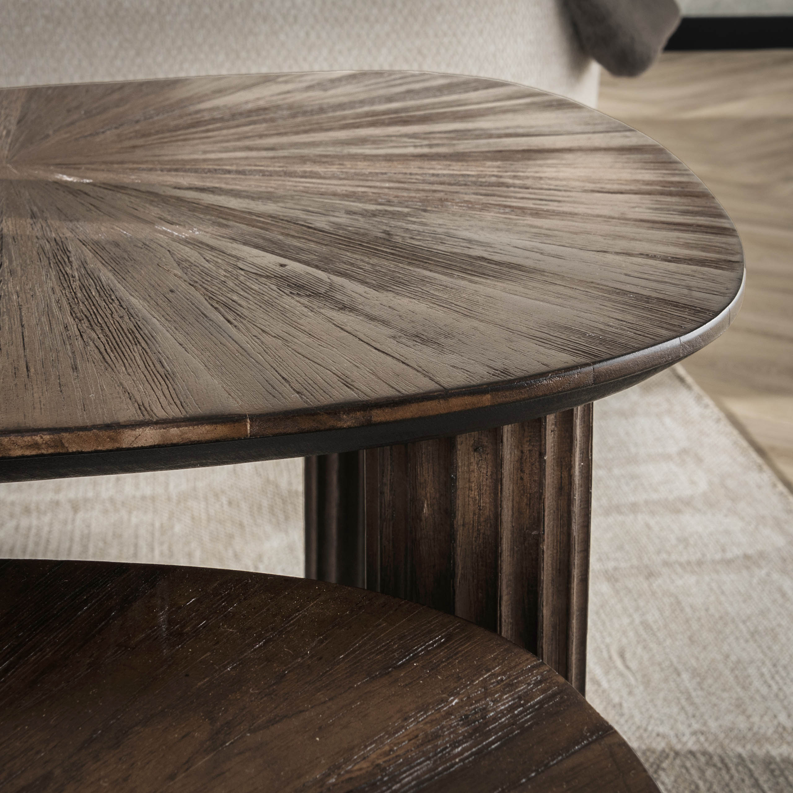 Salontafel Maya Teak vierhoekig set/2