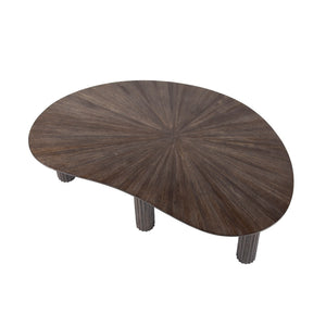Salontafel Maya Teak niervormig 110