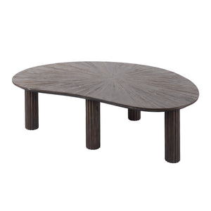 Salontafel Maya Teak niervormig 110