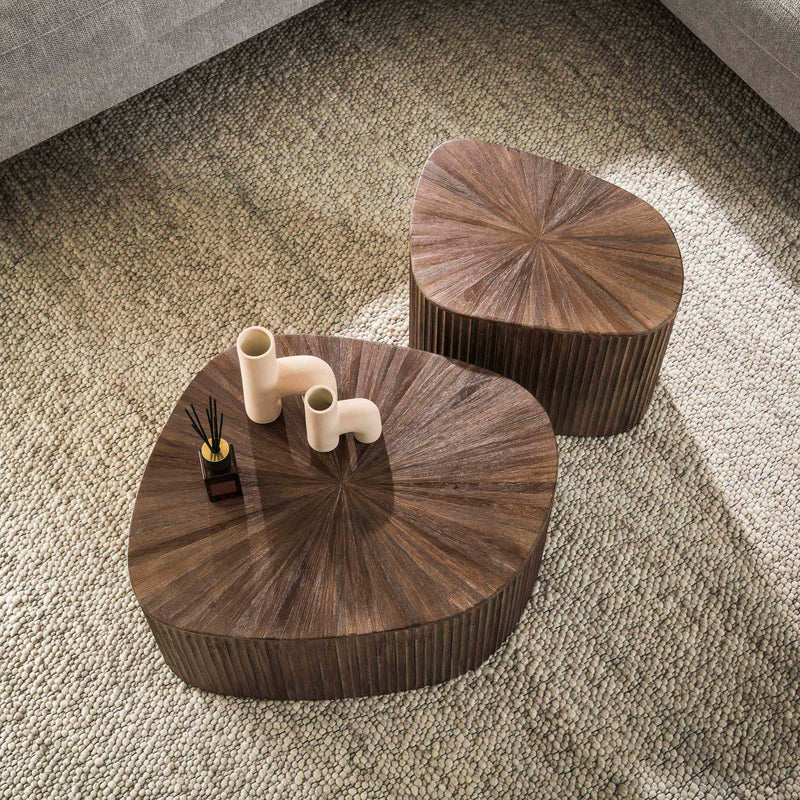 Salontafel Maya Teak vierhoekig set/2