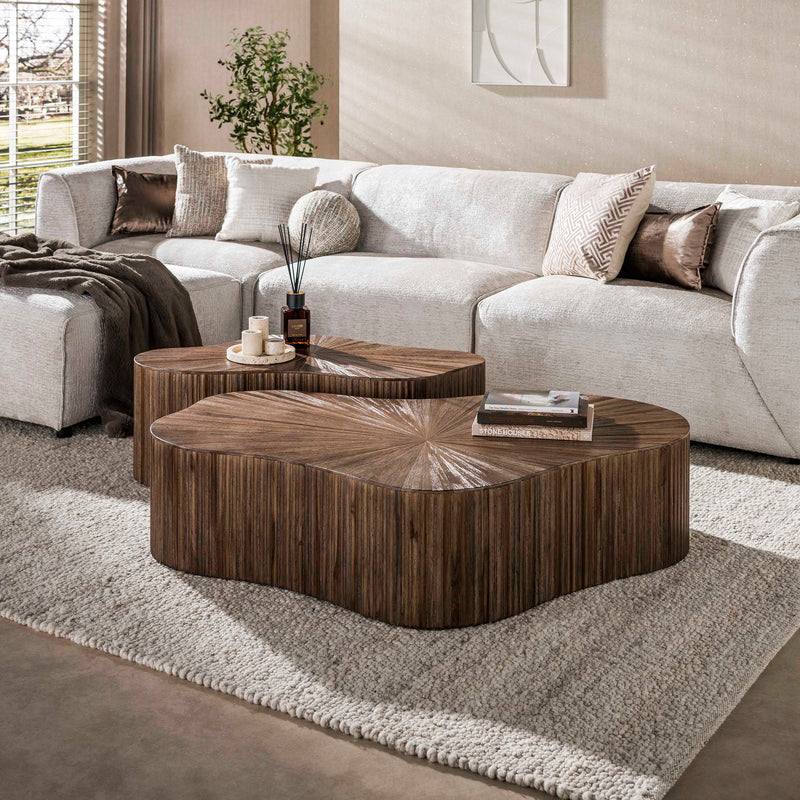 Salontafel Maya Teak XL shamrock set/2