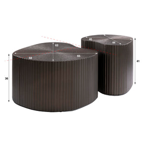 Salontafel Maya Ray niervormig set/2 - foto 5