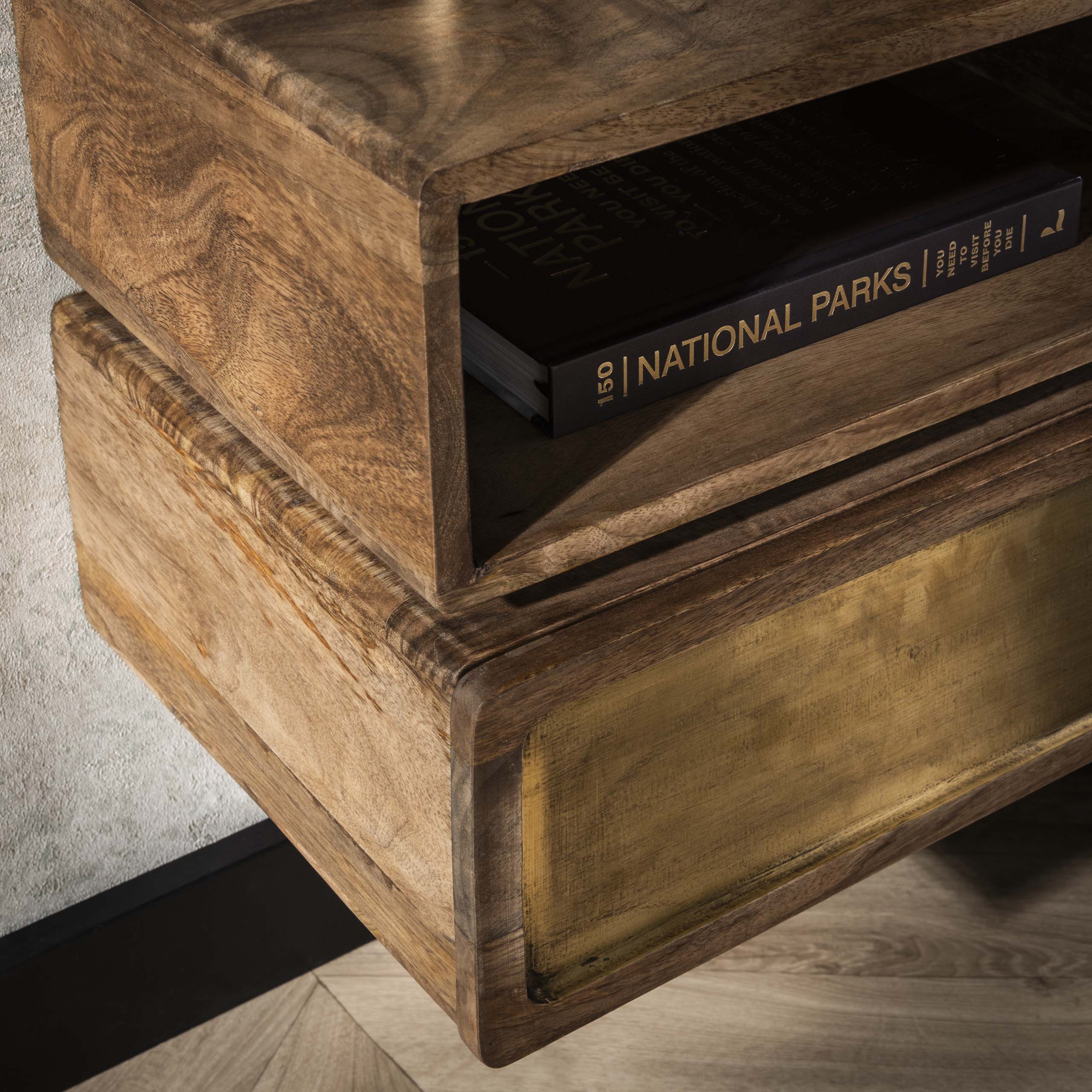 Nachtkastje Brass 1L