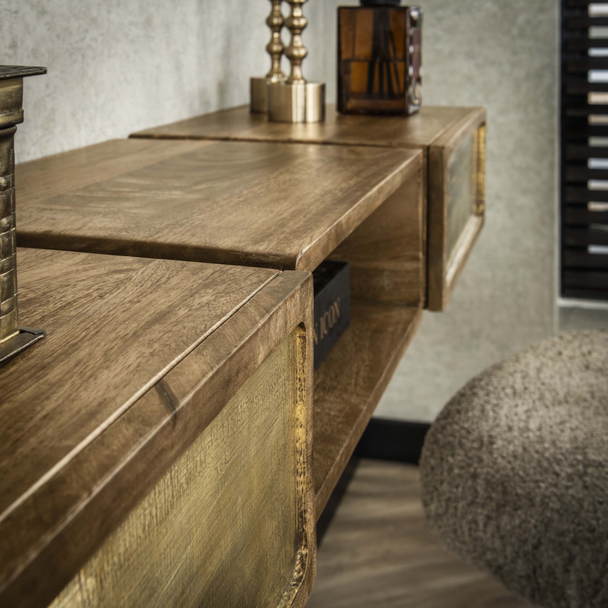 Kaptafel Brass 2L