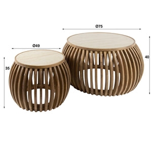 Salontafel Nuovo Curve set/2