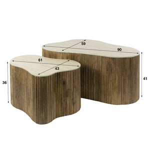Salontafel Nuovo shamrock set/2