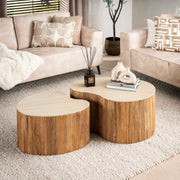 Salontafel Nuovo niervormig set/2