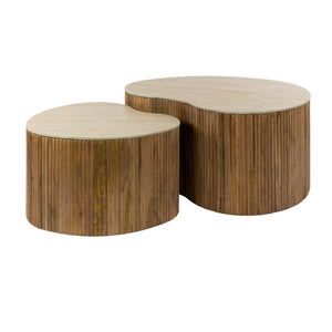 Salontafel Nuovo niervormig set/2