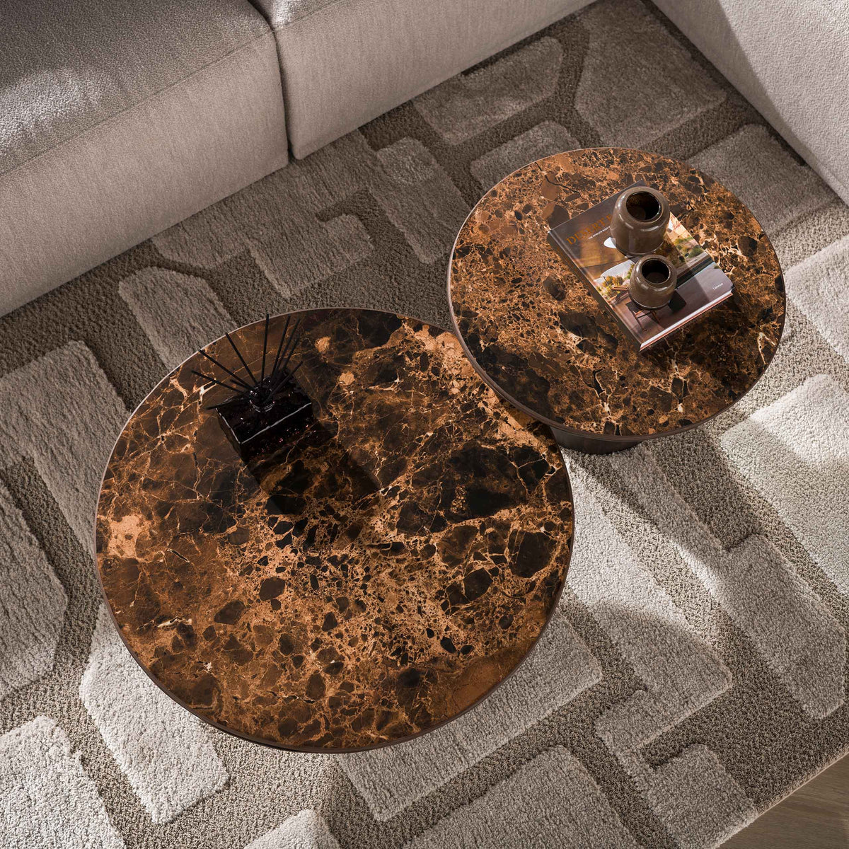 Salontafel Empera rond set/2