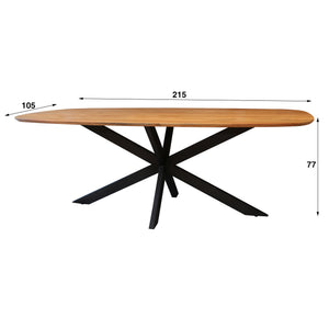 Eettafel Arhus Solid 215 - foto 6