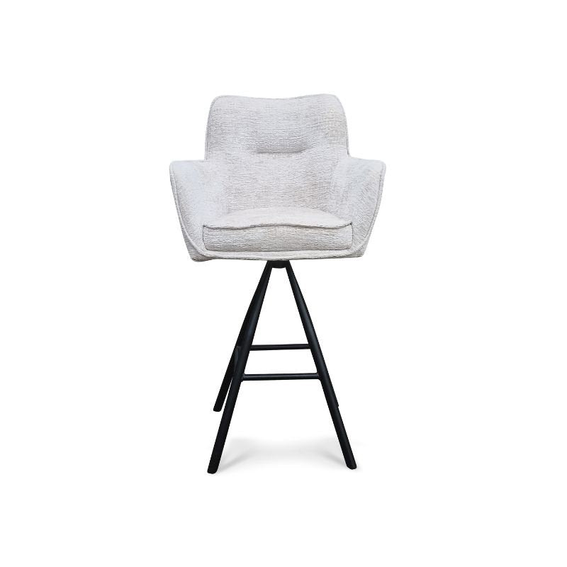 Hugo Dining Chair - Taupe - Base A