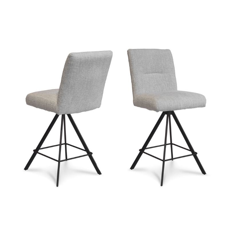 Hugo Dining Chair - Taupe - Base A