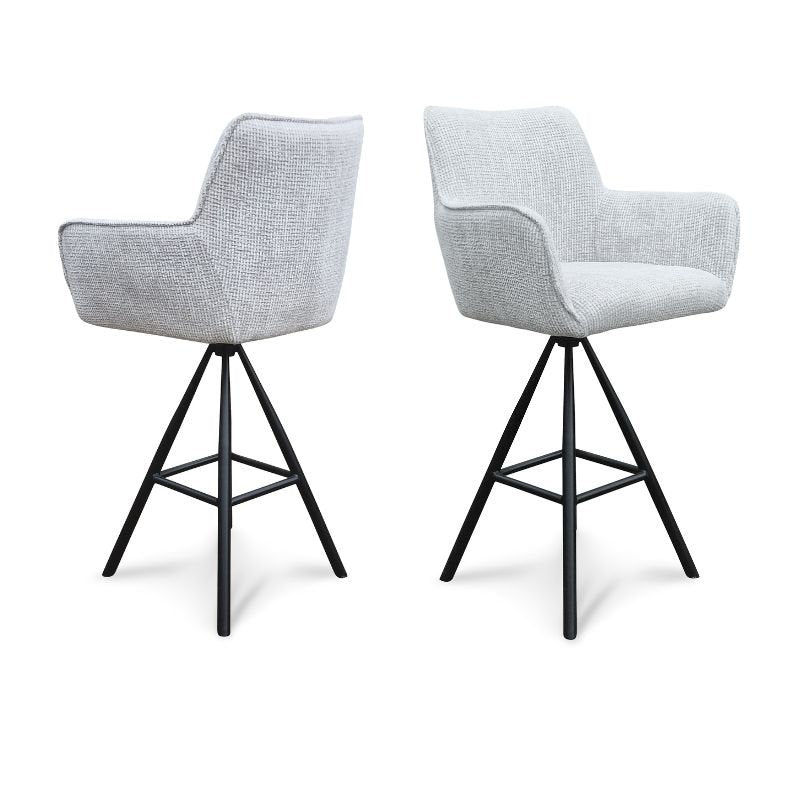 Hugo Dining Chair - Taupe - Base A