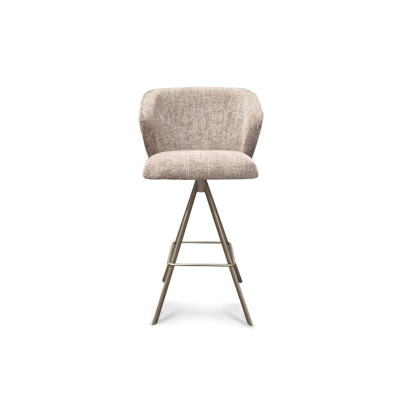 Hugo Dining Chair - Taupe - Base A