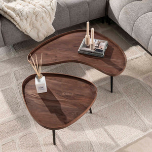 Salontafel Carve organisch set/2