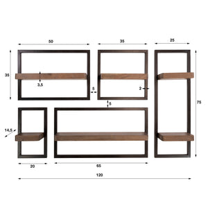 Wandschap Carve set/5 - foto 4