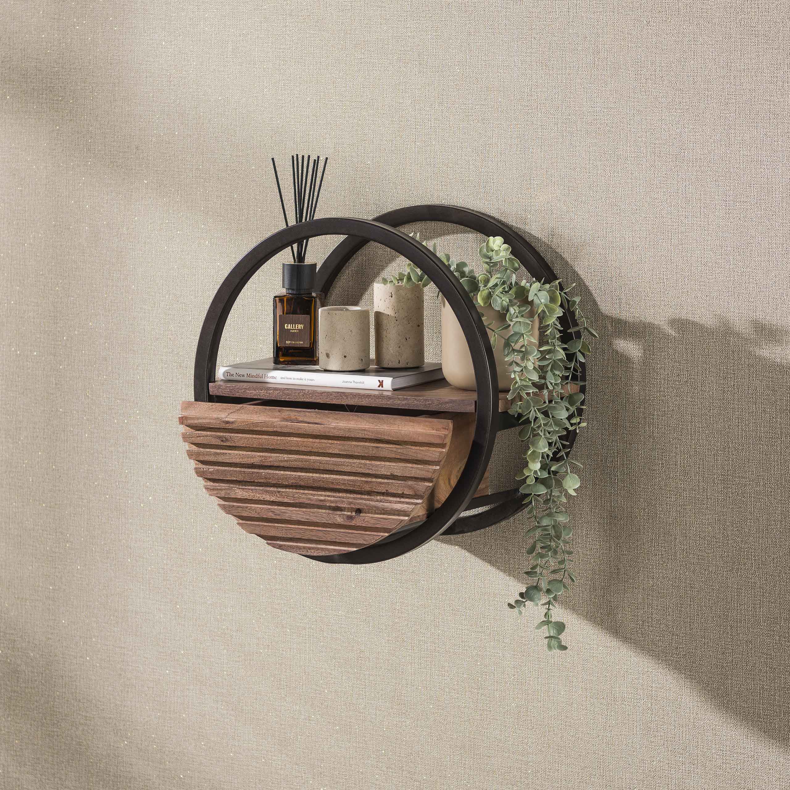 Wandschap Circular 1L Ø40