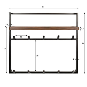 Kapstok Air Pure hoog 2x6H - foto 5