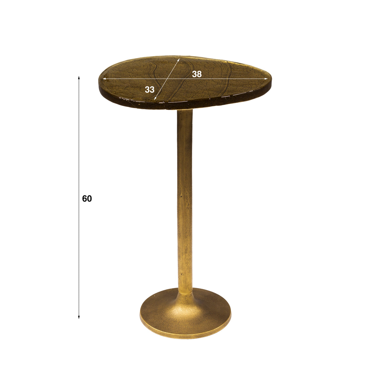 Bijzettafel Eclipse hoog