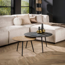 Couchtisch Metallic rund 2er-Set