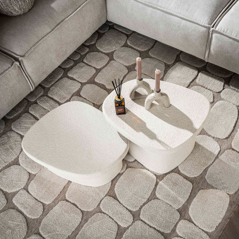 Salontafel Stone organisch set/2