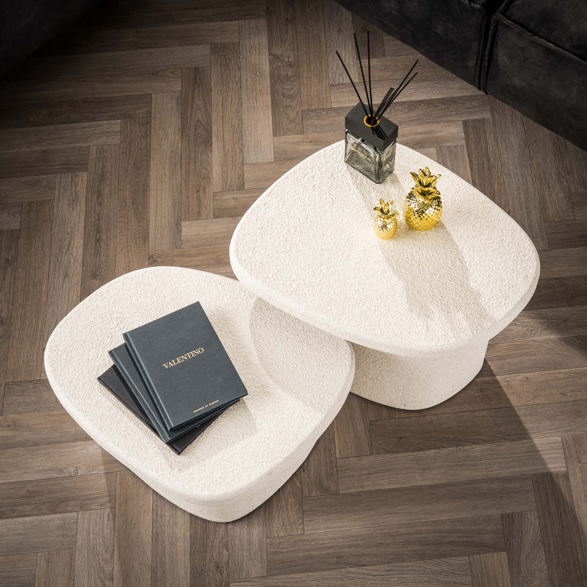 Salontafel Stone organisch set/2