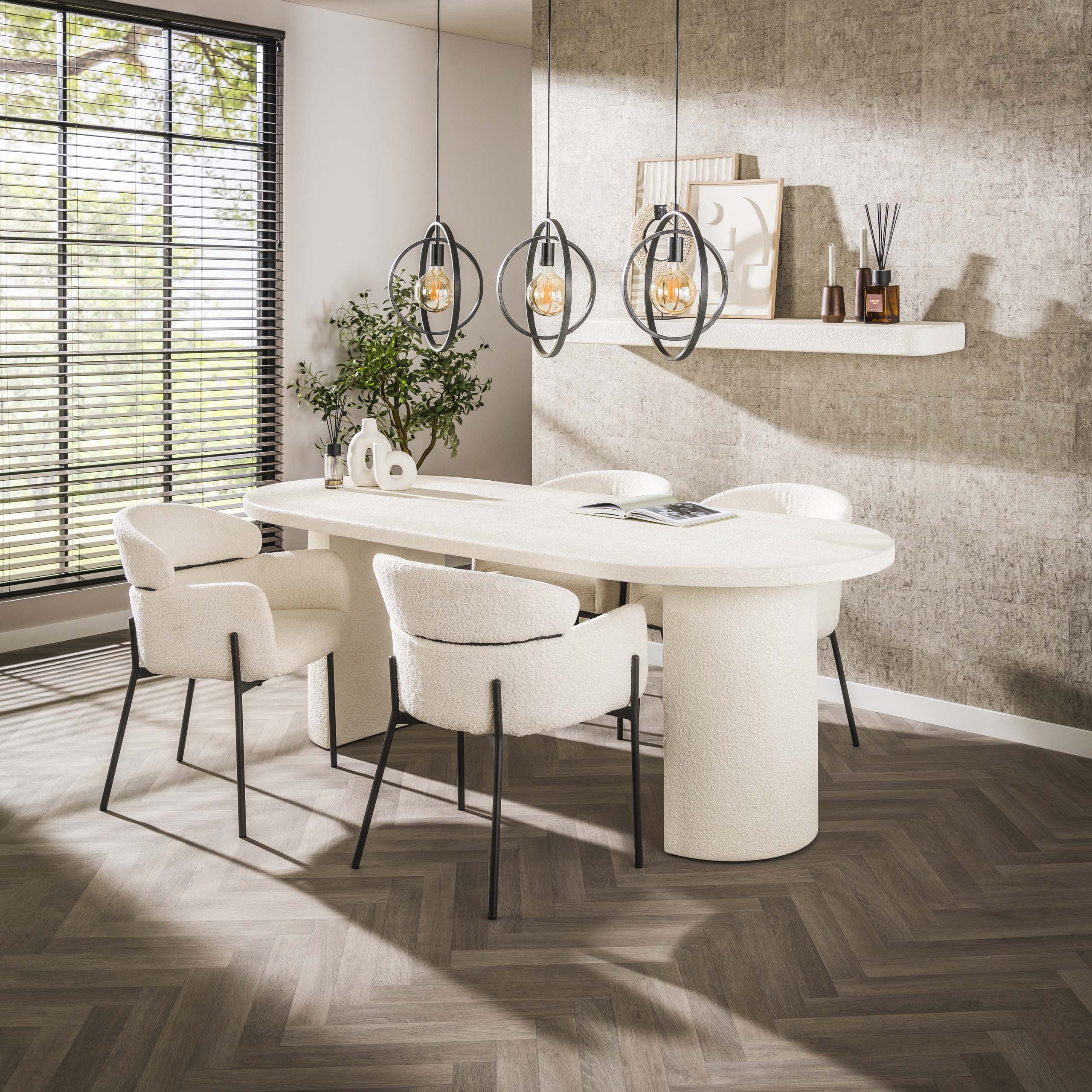 Eettafel Arch Stone 215