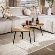 Salontafel Ray niervormig set/2