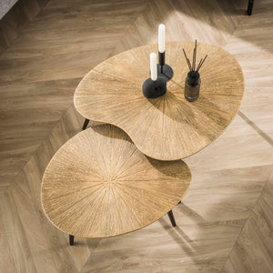 Salontafel Ray niervormig set/2