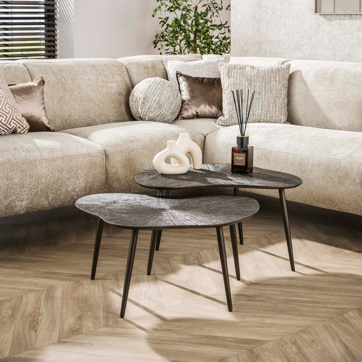 Salontafel Brown Ray organisch set/2 - foto 6
