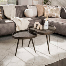 Wohnzimmertisch Contour nierenförmig Set/2