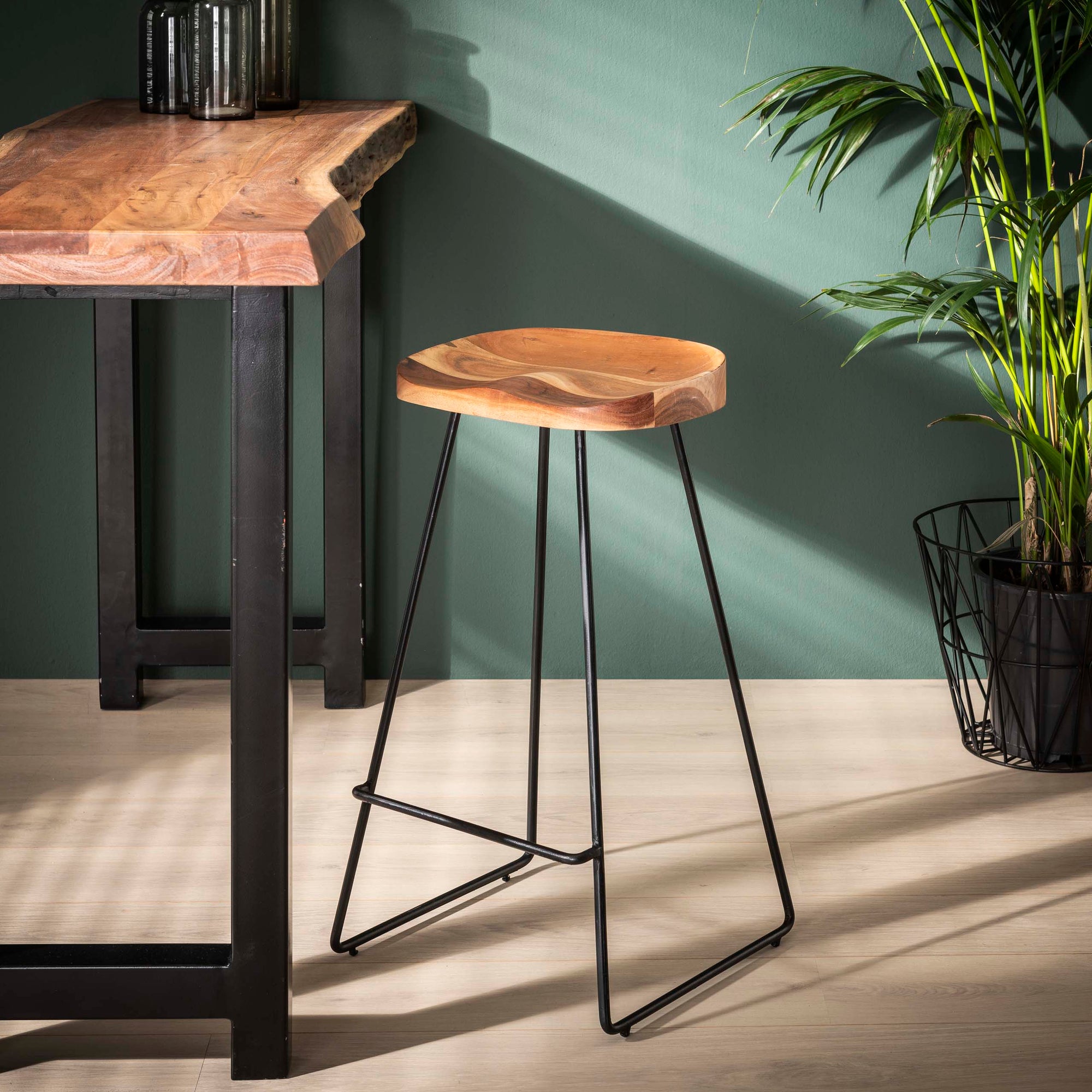 Barstoel Wooden Seat VPE4 (4 stuks) - foto 6