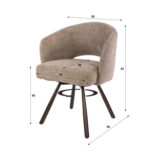 Armstoel Salon Cross draaibaar VPE2 (2 stuks) - foto 20