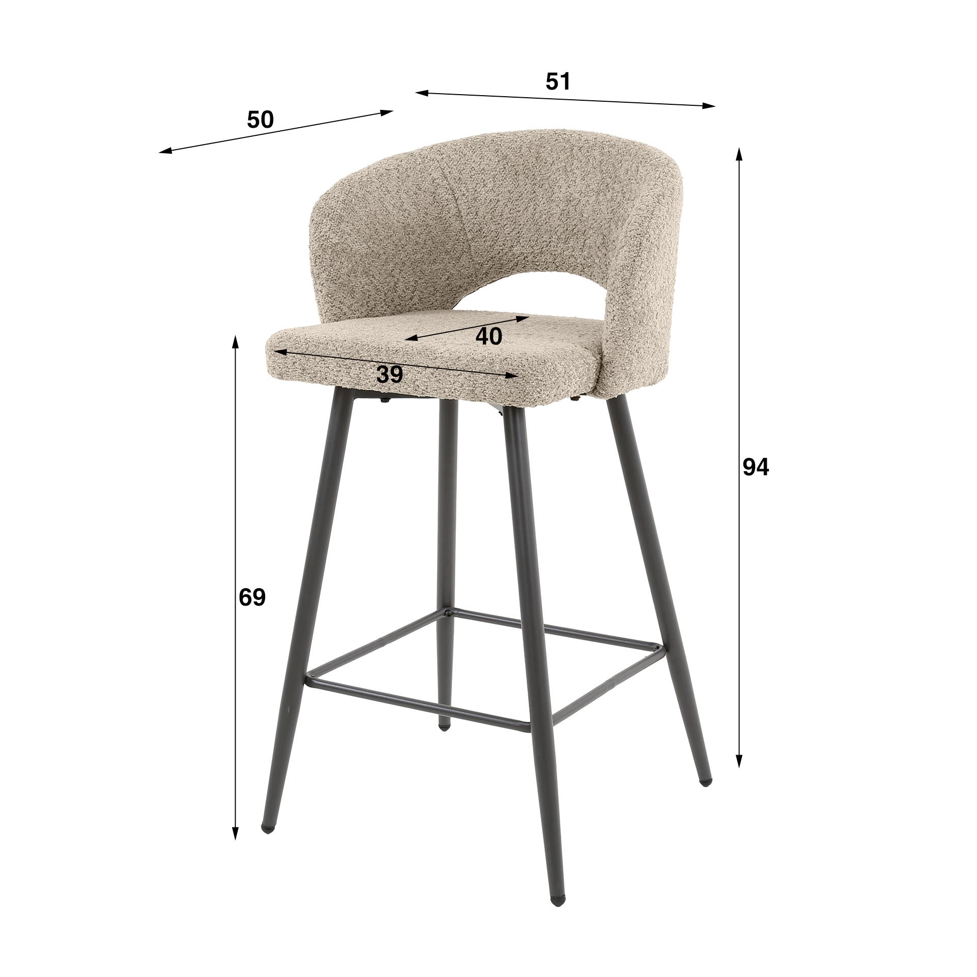 Barstoel Salon VPE2