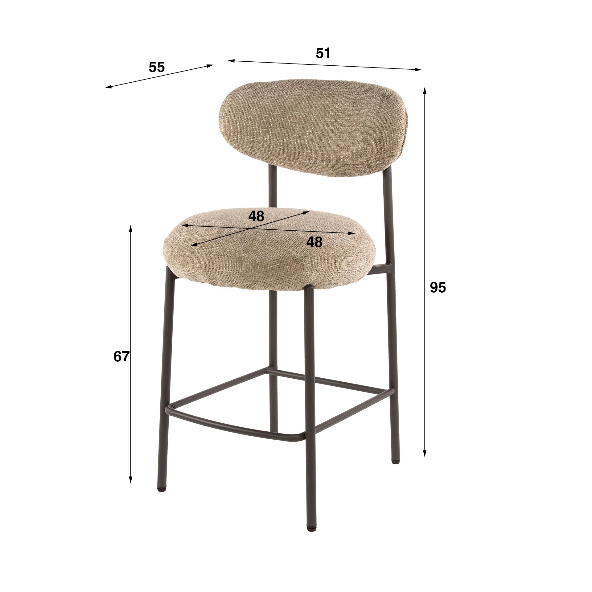 Barstoel Round VPE2