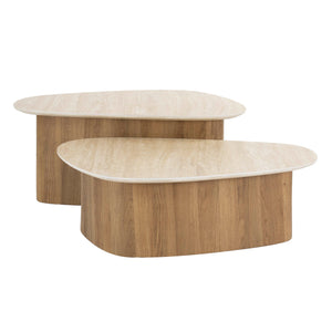 Salontafel Romano driehoekig set/2