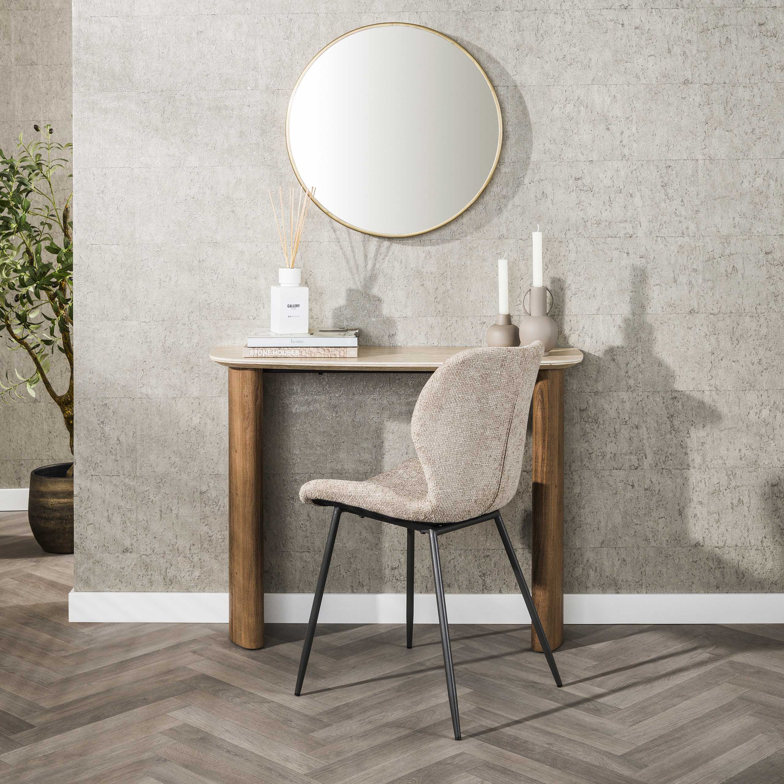 Hal-/kaptafel Romano Curvo