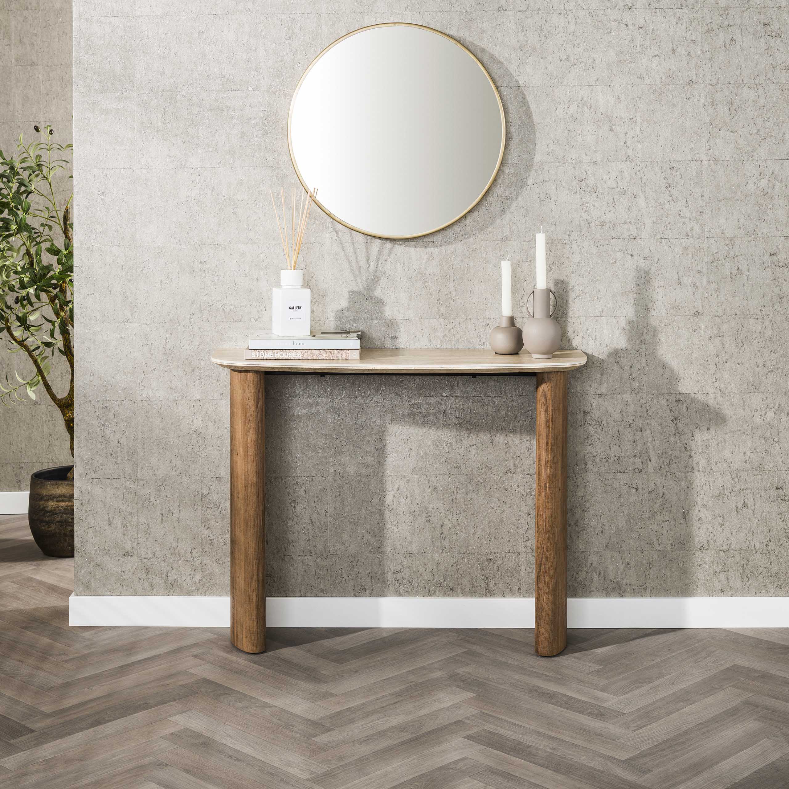 Hal-/kaptafel Romano Curvo