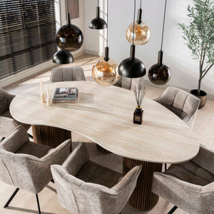 Eettafel Romano niervormig 215